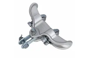 Customized Size Cable Clips 20~140℃ Temperature Range Adjustable Aluminum Alloy Hanging Clamp for Overhead Cable Attachment
