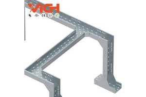 Vichnet Heavy Duty Steel Perforated Cable Tray for Industrial Wiring with Hot Dip Galvanized Finish and Fast Delivery