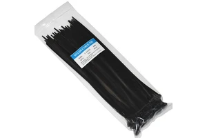 Industrial Grade Nylon Cable Ties Self-Locking Plastic Tie in Black and White Strong & Durable