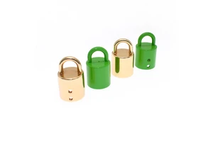 Metal Cord End Stopper Custom Pantone Color Bell for Handbags Garment Cord End Clip Cable Terminal DIY Bags Accessories