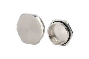 PG 9 11 13.5 M12 M32 M20 M25 NPT 1/4 3/8 3/4 Inch Metal Screw End Cap Nickel-plated Brass/Stainless Steel IP68 Stopper Plugs