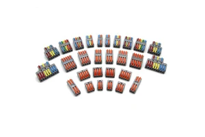 Fast Wire Cable Connectors Universal Compact Conductor Spring Splicing Wiring Connector Push-in Terminal Block
