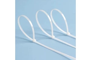 Customizable Cable Tie 8 * 400mm Cable Nylon Tie White Self-locking Tie