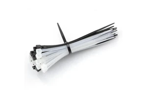 High Quality 4 Inch 2.5x100mm Self-Locking PA66 Nylon Zip Ties Black UV CE Certified Fire Rating 94v-2 8KGS Tensile Strength