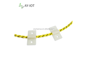 Anying Electric Wire Cable Clips Plastic Clip with Double-sided Tape and Adhesive Fixed