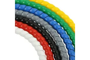 Shuolin HPS Corrugated Pipe PE Conduit Open Wire Cable Insulation Flame-retardant Protective Sleeve 1kV Rated