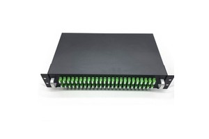 Ftth 1U 19' 12 24 48 72 96 Port Patch Panel with SC LC FC ST Connector APC UPC High Quality Cold-rolled Fiber Patch Panel