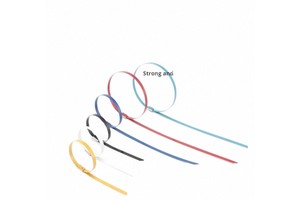 Small Industrial Nylon Stainless Steel Cable Ties Self-Locking Design