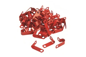 UK MICC Copper Cable Clip Fire Cable Copper Wire Holding Clips Two Holes Powder Coated Brass Cable Clip Cleat