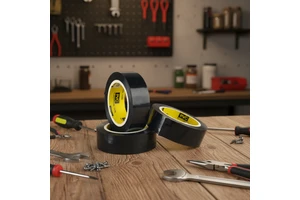 RENDER Black PVC Cold-Resistant Electrical Insulating Tape Waterproof ROHS/ISO9001/ Certified Pressure Sensitive Adhesive