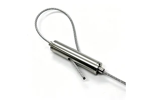 Adjustable Copper Wire Lighting Clamp Fittings Custom Cable Clips Plastic Double Sided Cable Gripper Copper Material