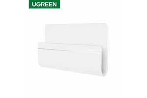 LP108 UGREEN Wall Mount Phone Holder Stand Adhesive Unique Design Wall Cell Phone Holder Strong Glue for Charging Mirror Bedroom