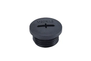 JIAF Cross-shaped Nylon End Cap M20X1.5 Threaded Plug For Cable Protection