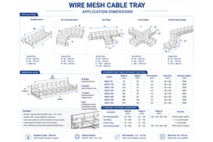 Stainless Steel Mesh Cable Tray, the Ultimate Wiring Solution for Server Rooms, Lightweight with Strong Load-Bearing Capacity