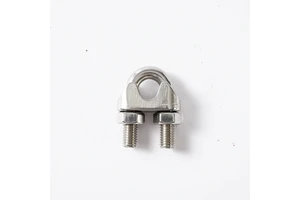 High Quality U-bolt Fasteners 6mm 8mm 12mm Cable Clip Wire Rope Clamp