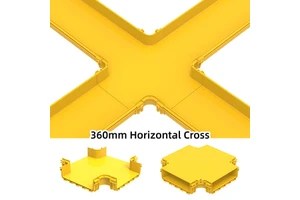 Horizontal Cross of 360mm Fiber Cable Tray with High Capacity