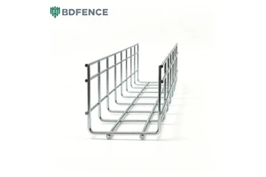 OEM ODM Galvanized Low Carbon Steel Wire Basket Cable Tray For Workshop Shopping Mall Server Room Cable Management