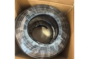 Black Nylon Flexible Wire Cable Sheath Thickened Conduits & Fittings Plastic Corrugated Tube Threading Hose for Electrical Use