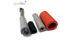 Custom Silicone Rubber Cable Wire Protection Cover Sleeves Overhead Line Insulation Silicone Rubber Overhead Line Cover