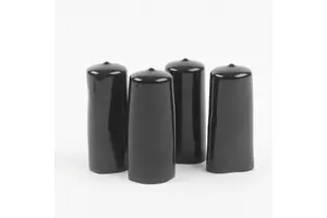 PVC Material Custom Black Hole Plug Wire Sleeve Cable End Cap with Cutting Service High Durability Injection Molded