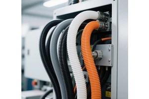 Customized PP Plastic Corrugated Pipe Conduits & Fittings Electric Conduit Wire Cable Harness Protection Flexible Feature