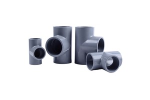 Chinese Supplier Wholesale CPVC Pipe Fitting Industrial PVC Tee 3 Way Pipe Union Connector