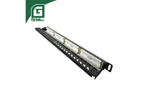GETEKnet OEM ODM 19 Rack Mount Networking Patch Panels Cat6/Cat8 Tool-Free 24/48 Port 1U Unshielded UTP RJ45 ETL CE Certified