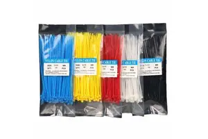Nylon Zip Tie Wire Plastic Cable Ties Factory Plastic Eco-friendly Nylon Wire For Bag Nylon Cable Ties Qdh Investment Jsc 3X100