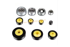 Plastic Nylon Metal Ball Bearing Housing End Caps For Conveyor Gravity Rollers