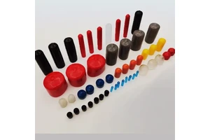 Soft PVC End Cap Protective Sleeve CS Series Bolt Nut Cable Pipe Insulation Protection Cap