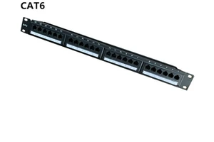 Ningbo Wosai Patch Panel 24 Port Cat5e Cat6 Cat6a