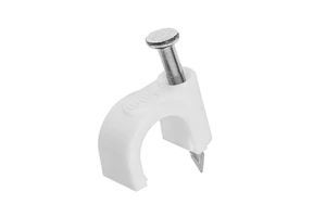 Free Sample Circle/flat Cable Clips 100pcs Cable Tie Holder PE