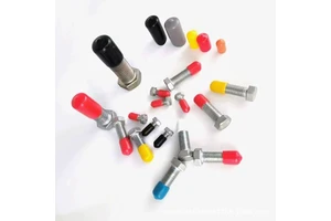 Manufacturer Wholesale PVC Dust Cable End Protective Insulating Sleeve with Cutting Service 1000pcs/bag JSYQ Brand