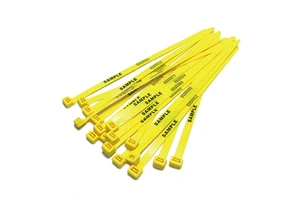 Custom Printed Cable Ties for Identification and Bundling Purposes, Numbered Cable Ties of 4.6mm to 12.0mm Width