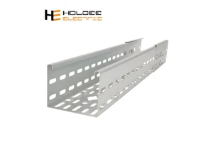 HOLDEE Perforated Galvanized Steel Cable Tray with Arched Edge