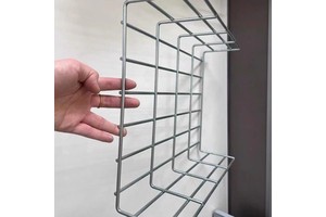 Open Welded Wire Mesh Cable Trays Square Hole Hot Galvanized Electrostatic Spraying Plain Weave Steel Corrosion Cutting