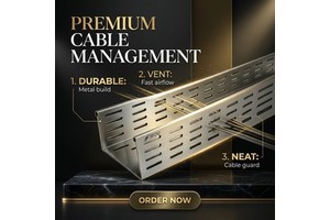 Reinforced Hot Dipped Galvanized Steel Cable Tray Sturdy Cable Tray