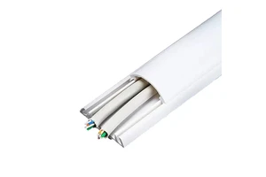 Customized PVC Cunduit Pipe Plastic Wall Cable Cord Cover Pvc Wiring Duct