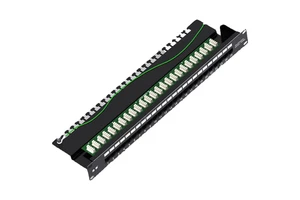 25-Port 1U Rack-Mount Telephony Patch Panel |Universal Telecom Cabling for Data Centers & Enterprise Networks