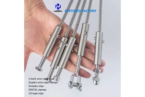 Corrosion Resistant 304 Stainless Steel U-bolt Clip For Mine Hoisting Oem Odm Custom Support Professional Rigging Choice