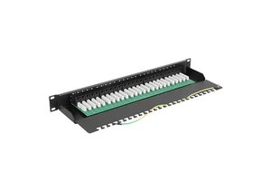 Cat3 UTP 25 Ports Patch Panel for Data and Voice