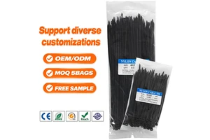 Wholesale Nylon 66 Cable Ties Self-Locking 400mm Length Full Quantity 100 Pieces Per Pack Guaranteed Quality