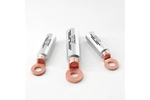 Bimetallic Cable Connector with Two Mounting Holes Available in Multiple Sizes and Compatible with OEM Applications