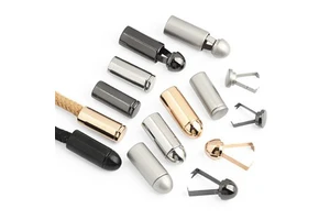Big Size Durable High Quality Zinc Alloy Nickel-Free Custom Color Fashion Style Cord Aglet End Caps for Hoodie/Sweatshirt