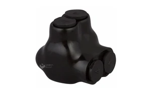 Multi Cable Connectors 2 Port Single Entry Splice Electrical Power Connector Black Interconnect Terminals Wire Connectors