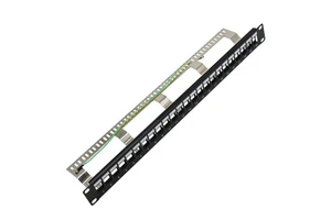 Discount Offer 19 Inch 1U 24 Ports FTP Empty Patch Panel Modular Blank Wallmount or Rackmount Blank Patch Panel