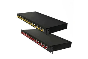 19Inch 12Port ST Single-mode Rack Optical Fiber Patch Panel OM1/OM2/OM3/OM4 Multi-mode Rack Optical Fiber Patch Panel