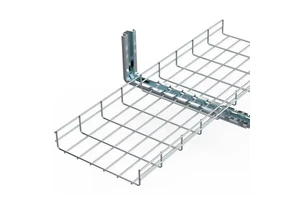 Metal Management 500mm Cable Tray with Galvanized Wire Mesh Basket for Welding Applications