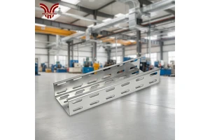 HUAPENG Industrial Plant Perforated Cable Trays Carbon Steel Heat Dissipation Ventilation Slotted Cable Tray