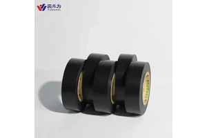 Black Custom PVC Vinyl Automotive Electrical Insulating Adhesive Tape Wire Harness Winding, PVC Electrical Insulation Tape